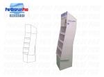 Temporary Card Cardboard Floor Displays 140gsm Disinfectant Wipes