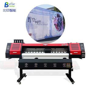 Quality Photo Printer Outdoor Indoor Double Four Head Color Advertising Leather Photo Machine I3200 Inkjet Printer wholesale