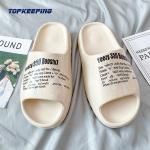 OEM Ethylene Vinyl Acetate Summer Beach Cartoon Women Yezzy Slides