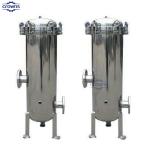 stainless steel 304/316L pleated filter cartridge filter 0.1 micron vessel