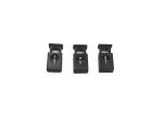 Black POM Plastic Cord Stopper Drawstring Cord Ends For Outdoor Gear / Jackets