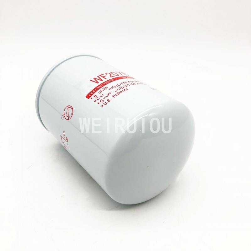 ISO9001 2kg Excavator Spin On Coolant Filter 4058965 WF2076