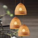 Wicker basket pendant lights Kitchen Dining room Sitting room Decor (WH-WP-18)