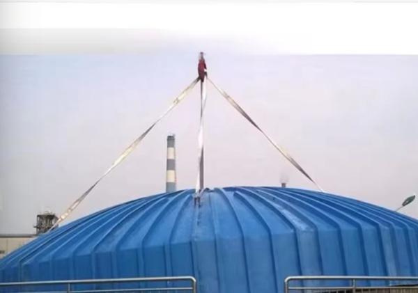 Industrial FRP Cover Plate Water Treatment Sewage Tank Fiberglass Frp Arched