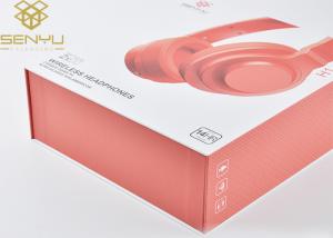 Quality Magnetic Closure Foldable Bluetooth Headset Box Headphone Packaging Box wholesale
