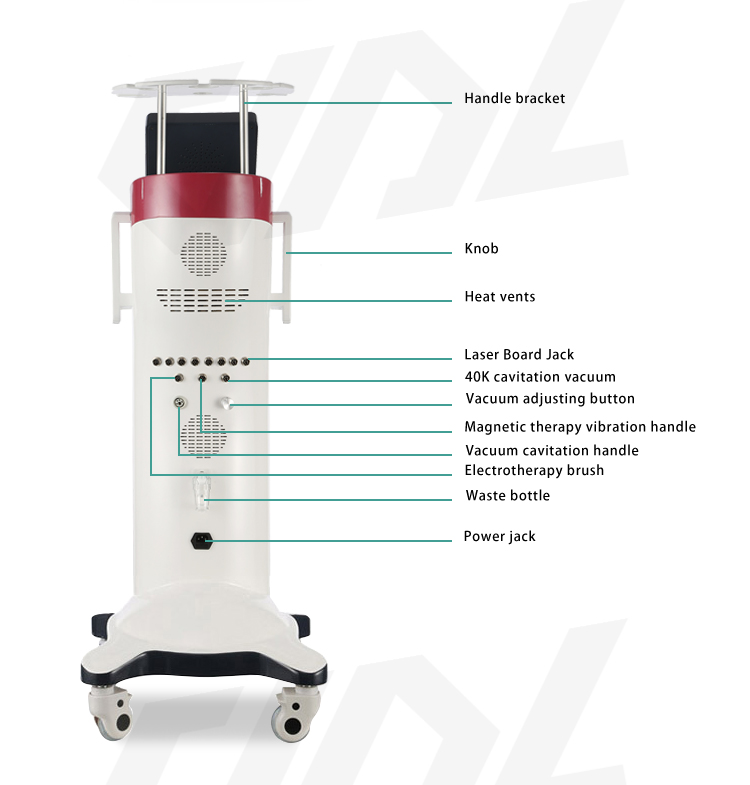 80K Vacuum Rf Slimming Weight Loss Body Slimming Machine Skin Tightening Wrinkle Removal 3D Cavitative Machine