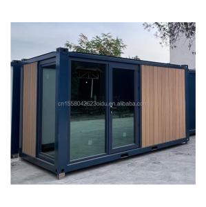 Quality EU 20ft Modern Luxury Prefab House Outdoor Garden Wooden Houses with Steel Structure Sandwich Panel Material wholesale