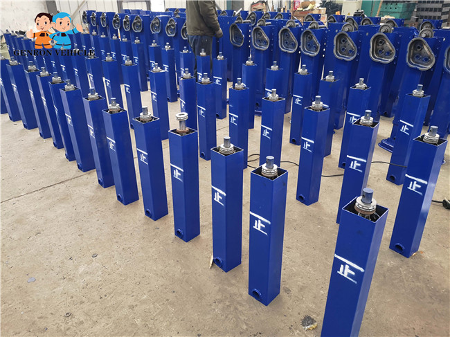 China Factory Trailer Jost 24t 28t 30t Landing Leg/Gear with Wheels Export to Ukraine Indonesia