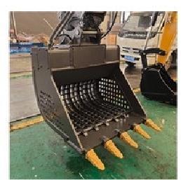 Quality High Frequency Screening Bucket For Excavator Fast Backfilling Operation Vibrating Screening Bucket wholesale