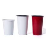 Elegant Promotional Gift Enamelled Cup Water Cup Logo Customized