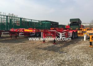 Quality Q235 Steel Skeletal Semi Trailer WABCO Brakes Container Semi Trailer wholesale