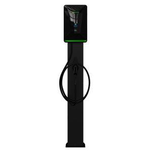 Quality 7KW 11KW 21KW Black Column Type Electric Vehicle AC Charging Pile wholesale