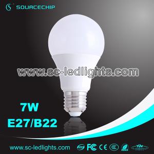 Quality 7 watt led bulb e27 China led bulb lights wholesale wholesale