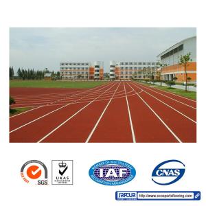 Quality Sound Reduction Eco Sports Flooring Full Pu 400 Meter Running Track wholesale