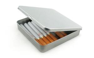 Quality small rectangular tabacco tin box wholesale