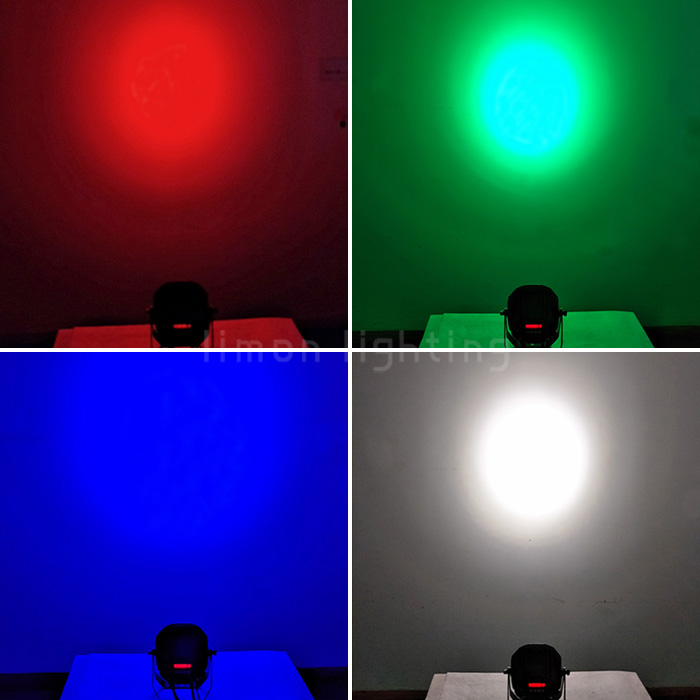 Hot Sale 7x10w Remote Controller Waterproof Outdoor Small Silent LED Slim Par RGBW