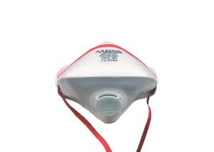 Quality FFP2V Foldable Valved Dust Mask Economical Low Breathing Resistance wholesale