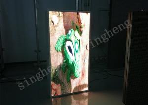Quality 6mm Pixels Led Lamp Pole Screen , Led Advertising Screen AC110 / 220V wholesale