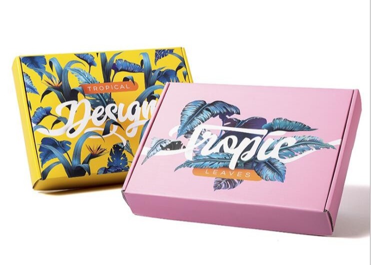 Custom Printed Stamping Die Cut Cardboard Color printing Corrugated Boxes