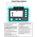 IR10B Insulation Resistance Tester 1000V 2500V Overload Protection Digital