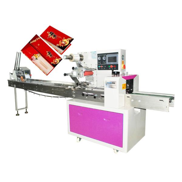 Fully Automatic Invitation Letter Feeding Packing Machinery Plastic Bag Wrapping