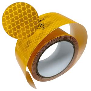 Quality Ultra Strong PET Yellow Reflective Tape For Truck Highway wholesale