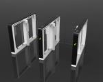 Biometric RFID Card Access SUS316 Optical Swing Turnstile