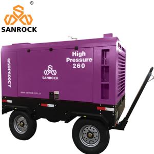 Quality Mining High Pressure Diesel Screw Compressor Equipment wholesale