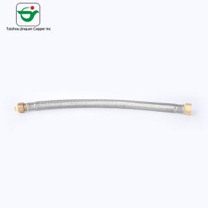 Quality Brass Nut 18 Inch SS304 SS Wire Braided Flexible Hose wholesale