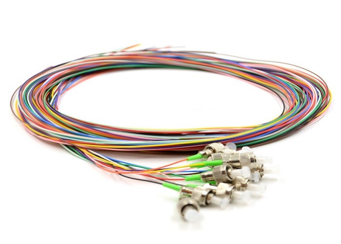 2.0 / 3.0mm Optical Fiber Pigtail Flexible SM MM OM4 OM3 FC 4 - 48 Core For WAN