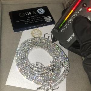 Quality 10k 14k 18k Moissanite Hip Hop Chains wholesale