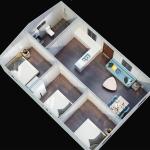 Social Housing Sandwich Panel Prefab House For Emergency Shelter
