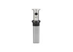 Silver Finish Kitchen Pop Up Sockets , Pop Up Electrical Outlets For Kitchen