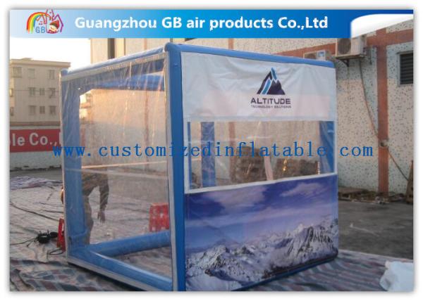 OEM Inflatable Transparent Tent With Removable Walls & Roof for Temporary