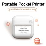 Wireless Bluetooth WiFi Mini Inkless Printer Color Sticker ODM