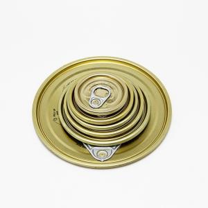 Quality 202# 300# Tinplate EOE Easy Open Lid For Tuna Fish Tin Cans wholesale
