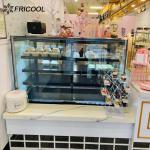 Japanese Style Ventilated Refrigerated Bakery Display Case Pastry Showcase 185Kg