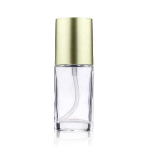 Quality Foundation OEM Cosmetic Packaging Bottle Pump Cap 40ml Glass Bottle wholesale