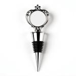Abstract Metallic Wine Stopper Artistic Flowing Design