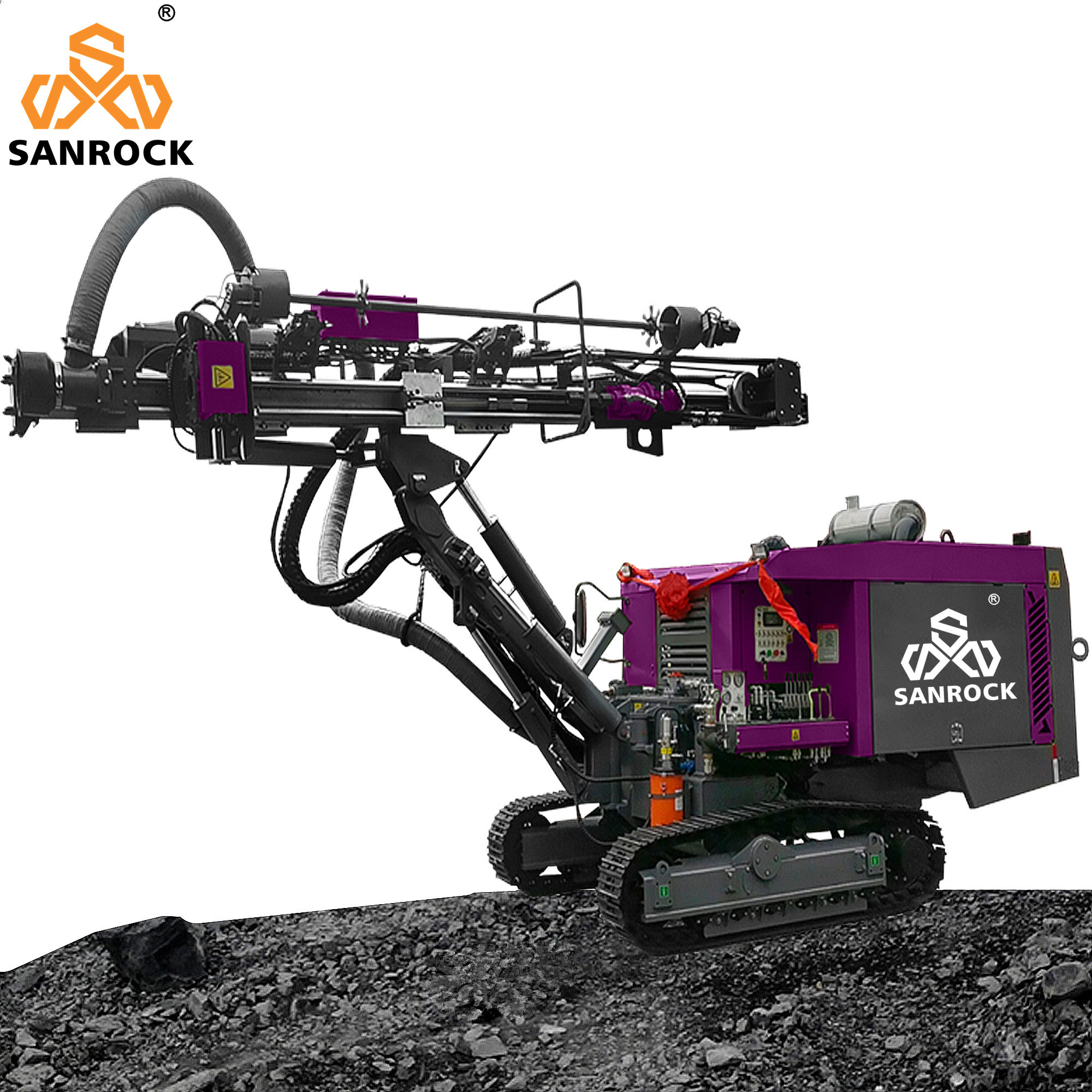 Rotary Drilling Rig for Mining Integrated Hydraulic DTH Drilling Equipment 90-138mm Drilling Diameter