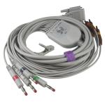 Nihon Kohden EKG Ecg Lead Wire 10 Leads AHA Standard Banana 4.0