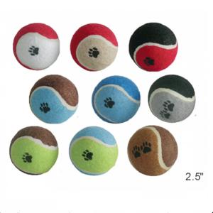 Quality 6pcs pet dog chew doys tennis balls funny pet cat toy balls wholesale