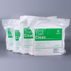 Quality 4x4 Inch Cleanroom Microfiber Wipes 180Gsm Class 1000 Disposable Rags For Cleaning 400Pcs Bags wholesale
