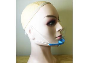 Quality Reusable Breathable Plastic Clear Nose And Mouth Shield Anti Saliva wholesale