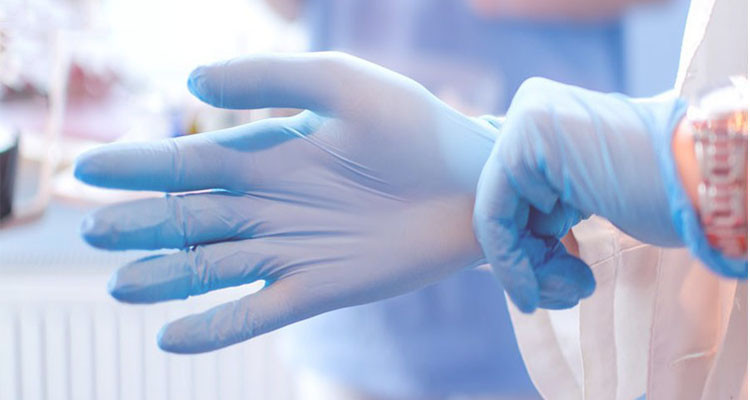 Winter Hand Protection Disposable Medical Nitrile Gloves
