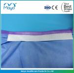 Spunlace Medium Sterile Surgical Gowns Blue SMMS Surgical Gown