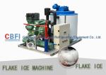 25 Hp Semi Hermetic Compressor Flake Ice Machine -5℃ ice temp 5 ton / day