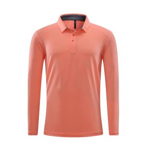 Quality Oem Factory Manufacturer Custom Logo Golf Polo Shirts Quick Dry Long Sleeve Shirts Mens wholesale