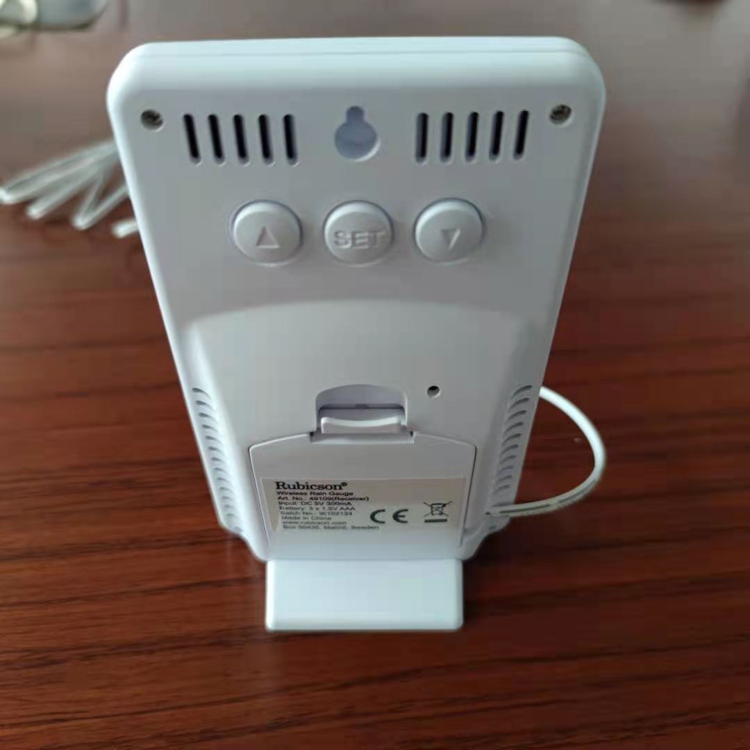 Wireless Digital Weather Thermometer With Color Display Electronic Rain Gauge With App