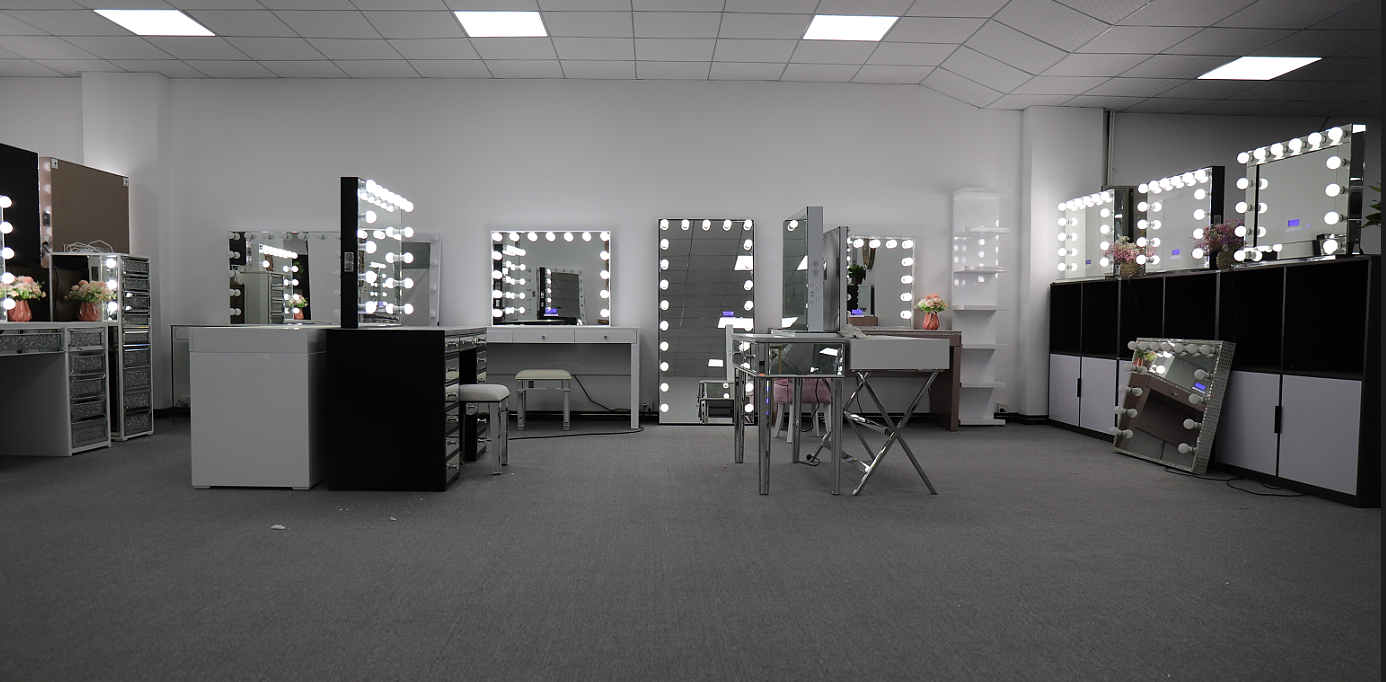 Hollywood Standing Full Length Xl Floor Mirror With Led Light 71x32